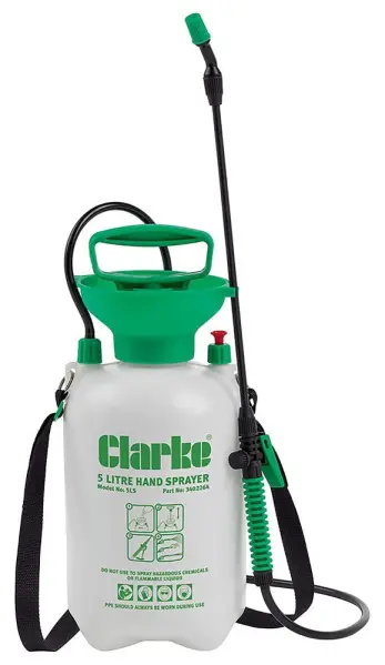 Clarke International 5L Hand Pump Garden Sprayer