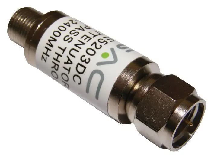 SAC 3dB F-Type Attenuator, 75 Ohm, Female to Male