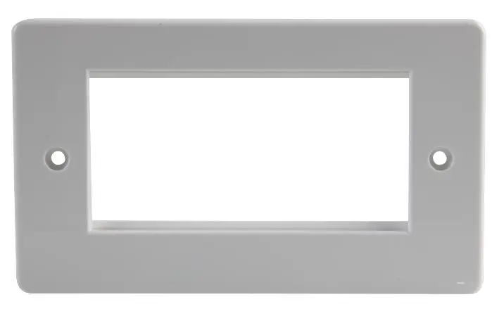 Connectix Cabling Systems 2 Gang 4 Module Euro Office Faceplate