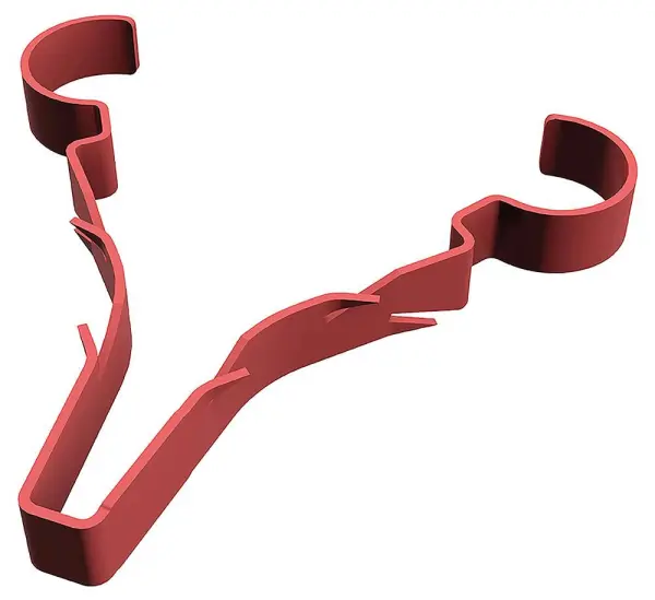 D-LINE Safe-D Stag Clips Single Cable 8-10mm Red Pack of 100