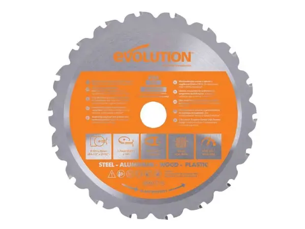 Evolution Multi-Material Saw Blade 165mm x 20mm, 18T