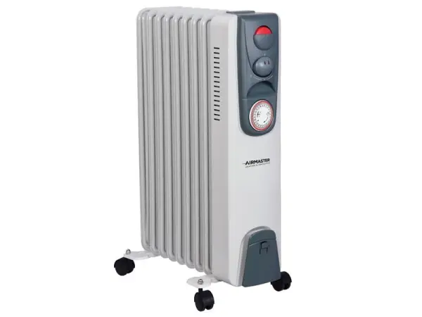Airmaster Radiador de Aceite 2.0kW con Termostato y Temporizador