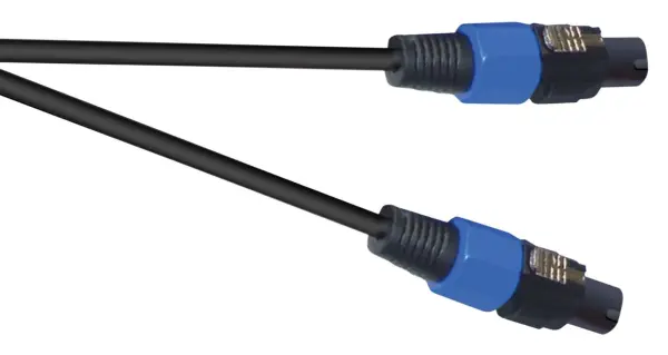 Soundlab 2 Pole Speakon Speaker Lead 2x 0.75mm Extra Flex Cable - 4m