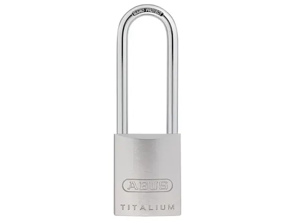 ABUS 86TI/45mm Κλειδαριά TITALIUM™, Μετάλλινη Αντιοξειδωτική Βέργα 80mm