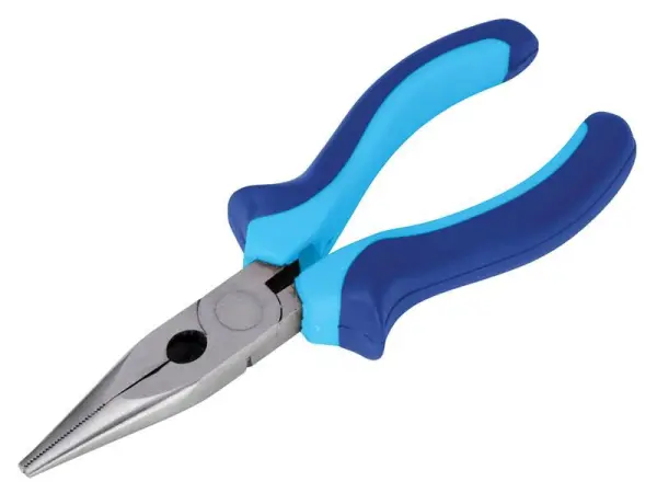 BlueSpot Long Nose Pliers 150mm (6in) with Vinyl Grips