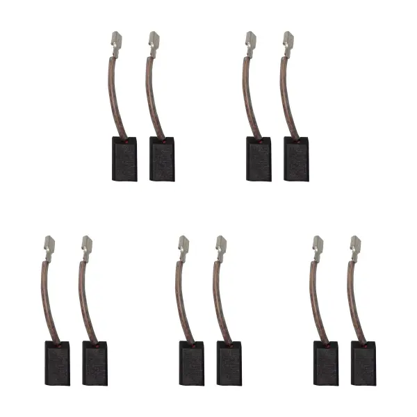 5 sad uhlíkových kartáčů pro Bulle Mini Grinder, 6,5 × 7,5 × 14 mm