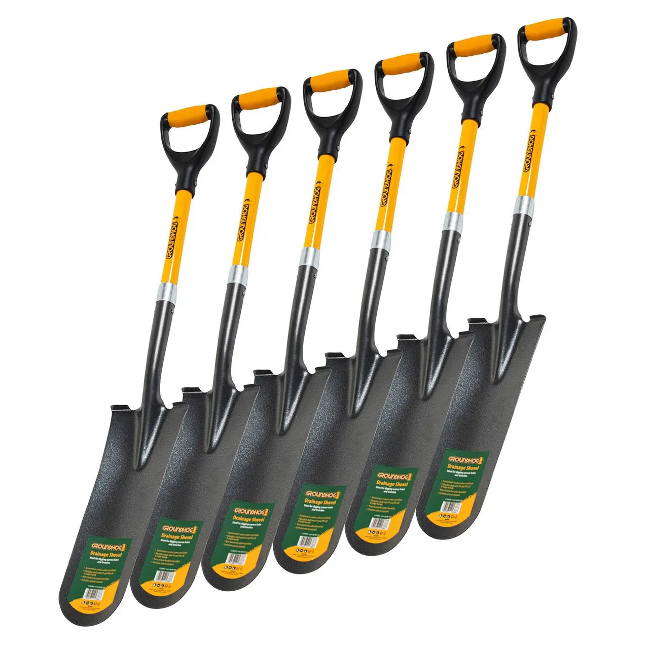 Pack de 6 Palas de Drenaje Groundhog G1300009-6