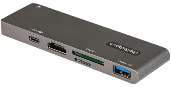 STARTECH Docking Station USB-C Multipuerto con HDMI, Lector SD y Carga PD 100W