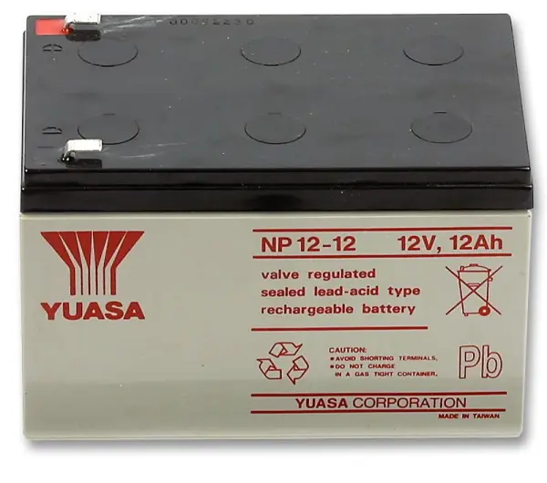 YUASA NP12-12 12V 12Ah Gesloten Loodzuur Accu