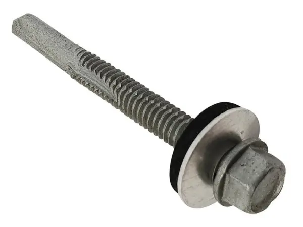 ForgeFix TechFast Roofing Hex Screws 5.5x60mm, Pack of 100