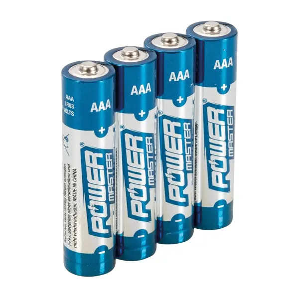 Powermaster - AAA Super Alkaline Batterien LR03 4er Pack