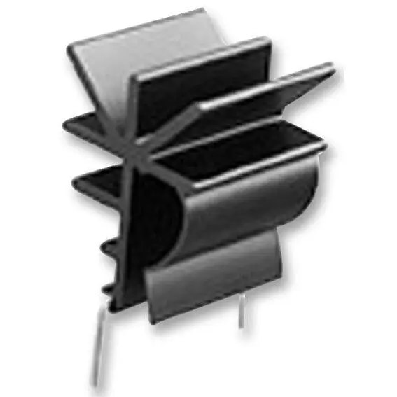 BOYD HF20 TO-220 Heatsink, Aluminium, Black Anodised, 13°C/W