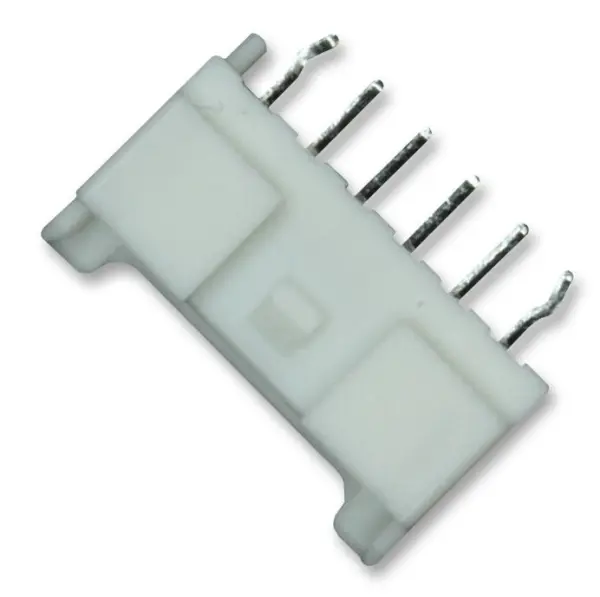 JST Top Entry Wire-to-Board Pin Header, 2mm, 6 Contacts