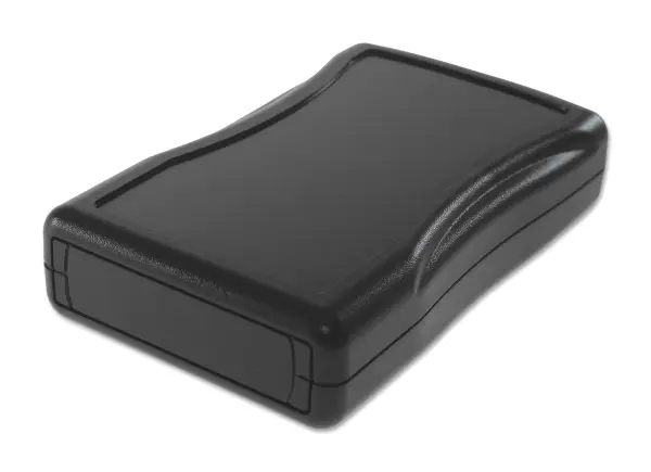 CamdenBoss Black ABS Handheld Enclosure with Battery Compartment, IP54, 117.5x 
