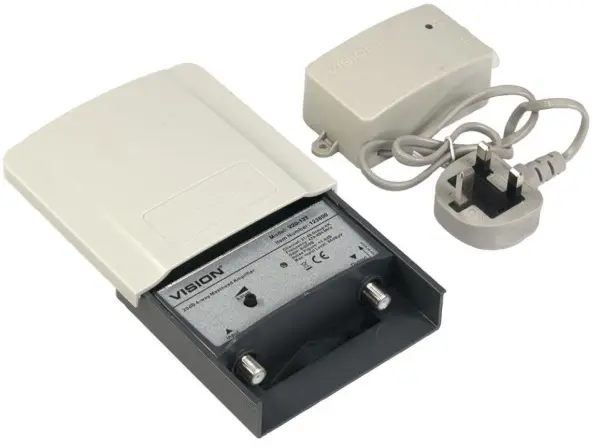 VISION V20-13T Mastversterker, 3-13dB, 1 In-1 Uit, Groep T