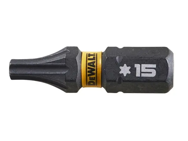 DEWALT EXTREME FlexTORQ TORX Bits - T15 x 25mm (Pack 5)