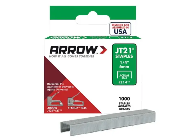 Arrow JT21 T27 Nieten, 6mm (1/4 inch), Doos van 1000