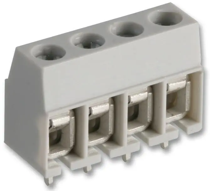 CAMDENBOSS Terminal Block 4 Way, 5mm Pitch