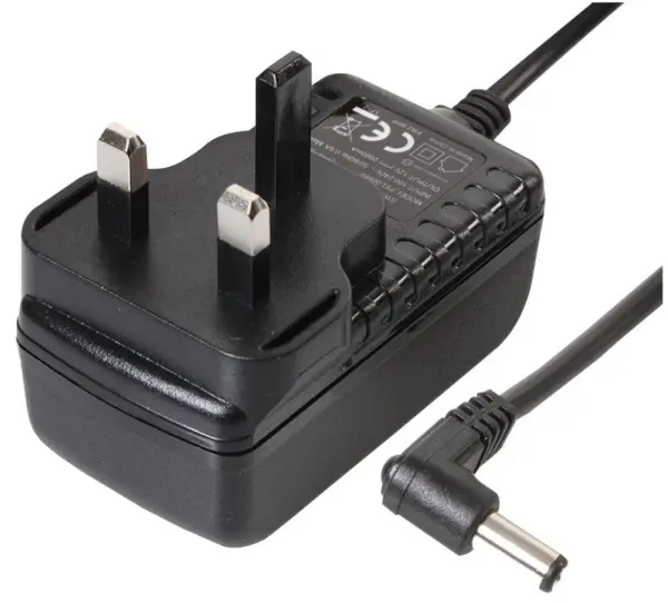 PRO ELEC - 12V, 2A, 24W Netzteil (Level VI) mit rechtwinkligem 2,5mm Stecker