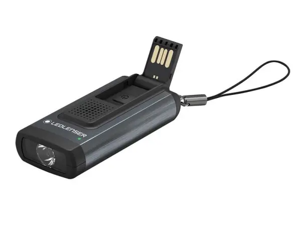 Ledlenser K6R Lanterna de Segurança Portátil com Alarme, 400 Lúmens