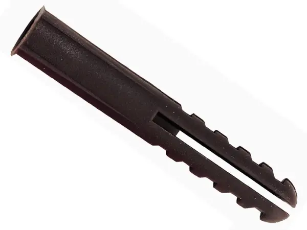 Rawlplug 브라운 플라스틱 벽 플러그, 나사 크기 10-14호, 45mm 길이