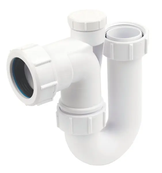 McAlpine Swivel P Trap White 32mm