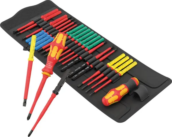 Wera Kraftform Kompakt VDE Insulated Screwdriver Set Big Pack 1, 26 Pieces