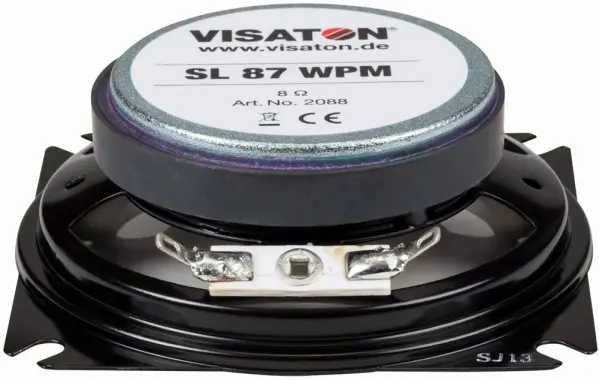 VISATON 83mm 防水フルレンジスピーカー 8Ω 20W RMS