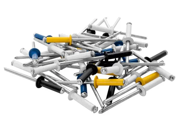 Rapid Rivetti Automobilistici 4x16mm, Alluminio, 4 Colori, Confezione da 32
