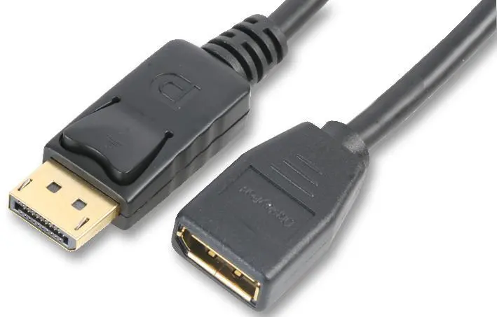 PRO SIGNAL DisplayPort 1.2 オス-メス 延長ケーブル 2m ブラック
