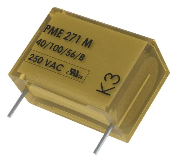 KEMET PME271M Safety Capacitor 0.22uF X2, 275VAC