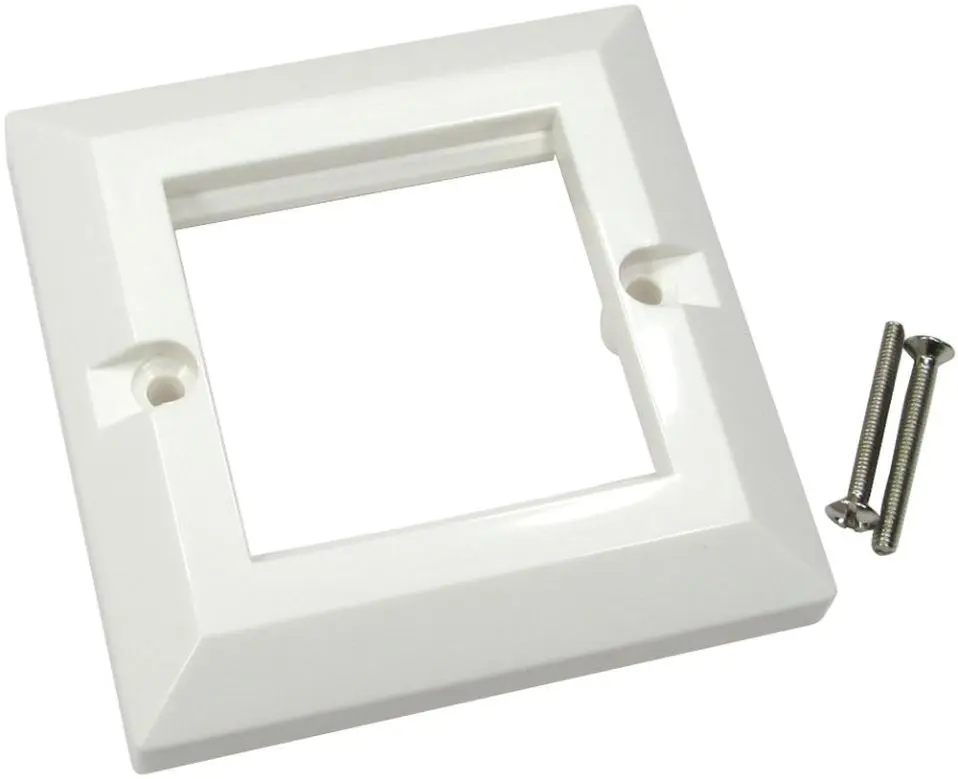 PRO SIGNAL - Ευρωπαϊκό Πλαίσιο Mod 1-Gang, Λευκό