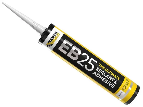 Everbuild EB25 Selante Adesivo Híbrido Branco 300ml