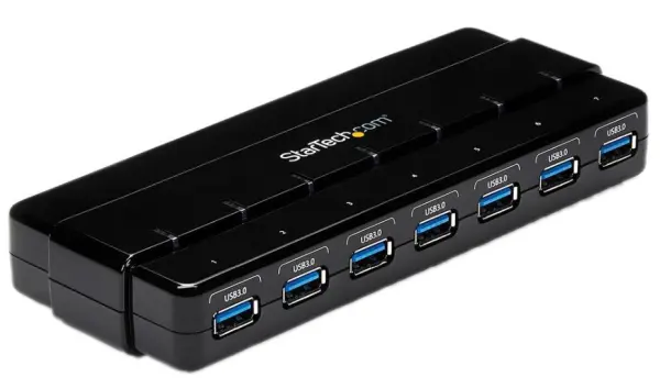 STARTECH 7-Port USB 3.0 Desktop Hub with AC Adapter