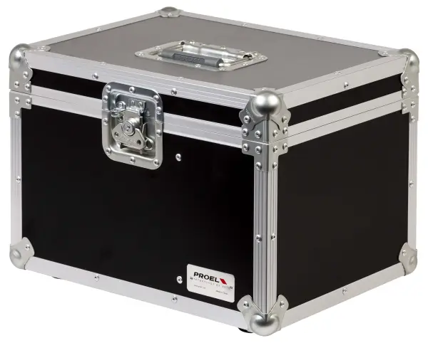PROEL Microphone Flight Case for 12 Mics, Black/Grey, 460x370x400mm