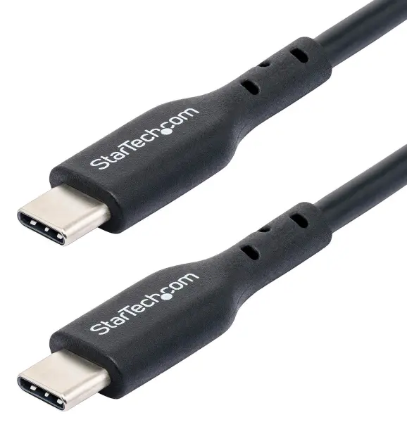 STARTECH USB-C Plug to USB-C Plug Charging Lead - 60W 3A 1m