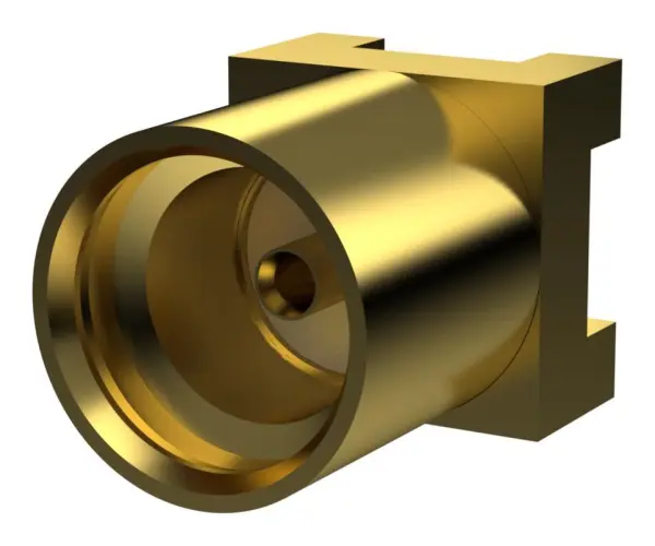 Taoglas MMCX Female Straight SMT Connector, Gold Plated, 0.7mm Legs