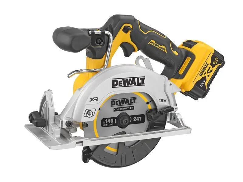 DeWALT Sega Circolare Senza Spazzole XR 12V DCS512D2 con 2 Batterie 5.0Ah