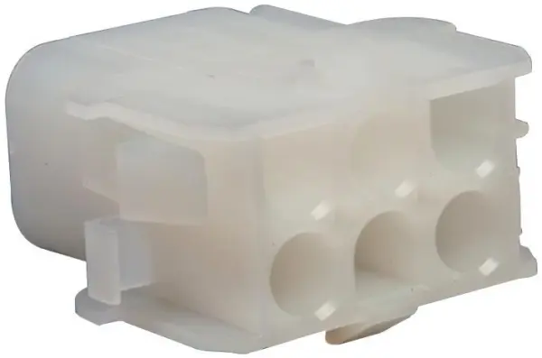 AMP TE Connectivity Receptacle Housing, 6 Way, Nylon, Panel Mount