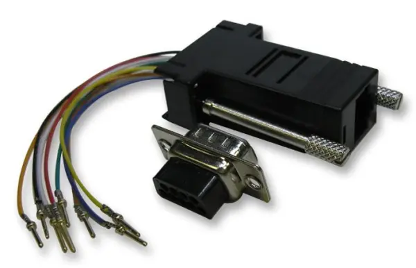 PRO SIGNAL RJ45 to 9-Way D-Sub Plug Adaptor (Self-Assembly)