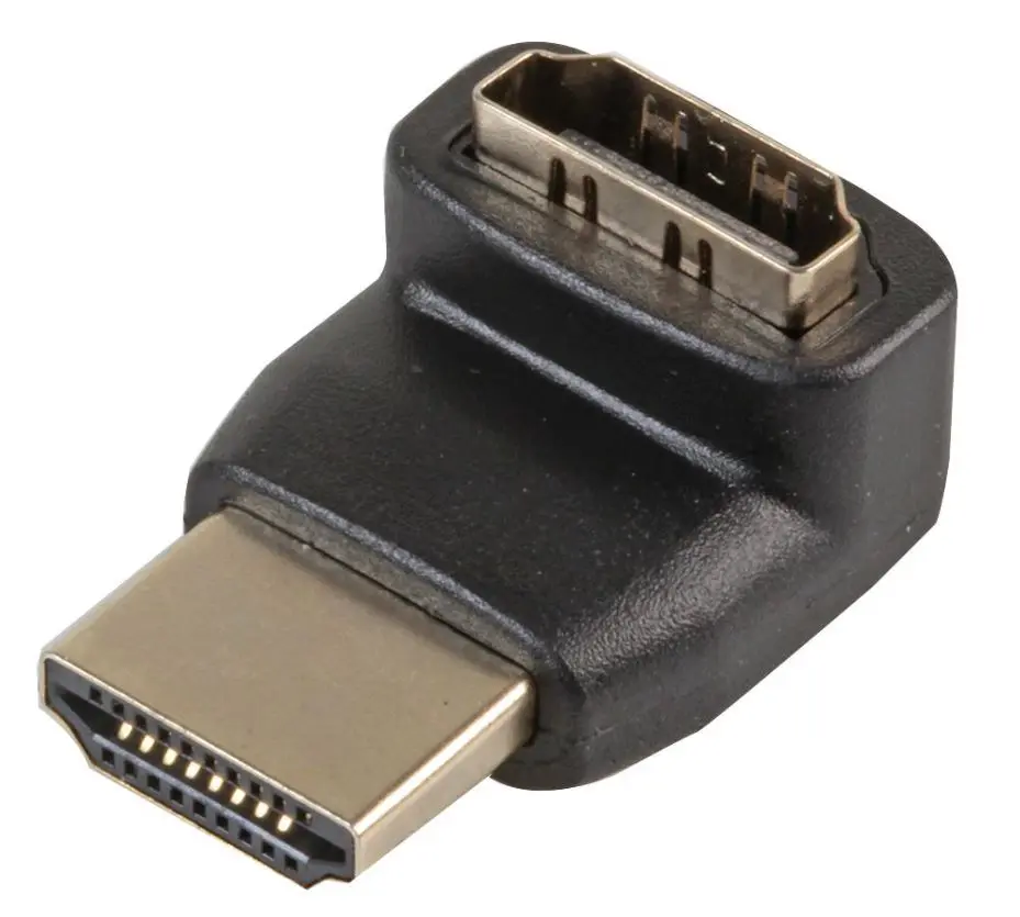 PRO SIGNAL HDMI Plug to Socket Adaptor, 90/270 Degree