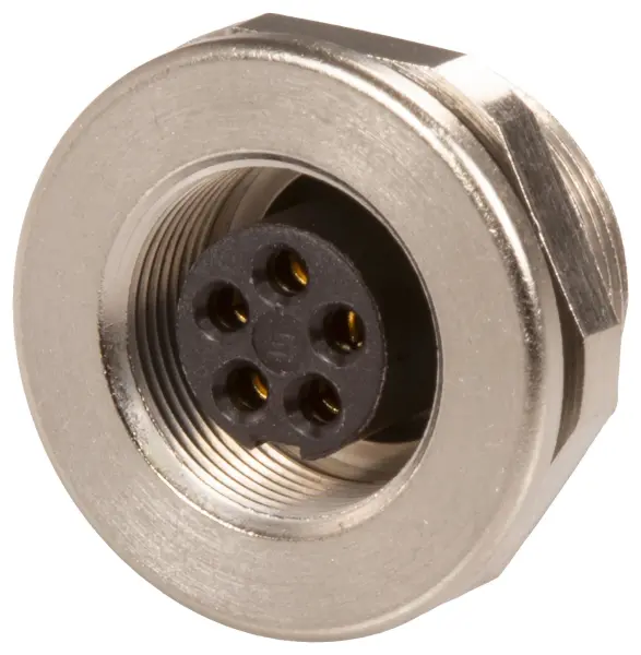 Binder Panel Mount Socket, 5 Way, 702 Series