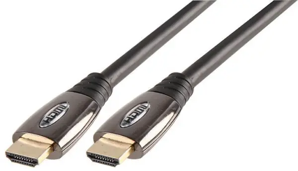 PRO SIGNAL Cabo HDMI Alta Velocidade, Conectores Dourados, 5m Preto