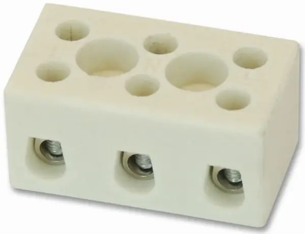 HYLEC Κεραμικός Ακροδέκτης, 3-πολικός, 32A 450V, Υψηλής Θερμοκρασίας