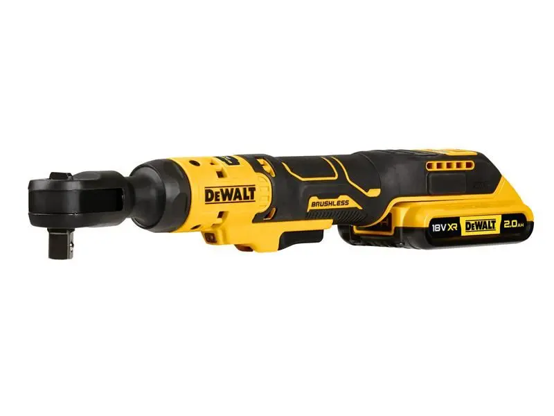 DeWALT Akku-Ratsche DCF512D1 XR 1/2 Zoll offener Kopf 18V mit 2,0Ah Li-Ion