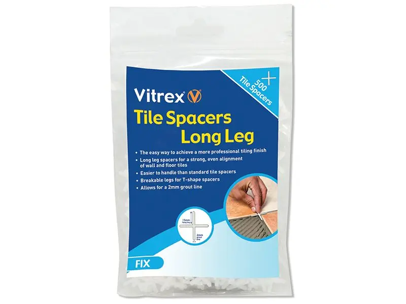 Vitrex - Spacer Kaki Panjang 3mm (Pek 500)