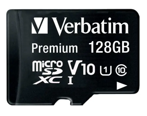 VERBATIM プレミアム U1 MicroSDXCカード 128GB SDアダプター付き