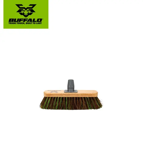 Buffalo 12'' Stiff Bassine Mix Sweeper Broom Head, 300 mm