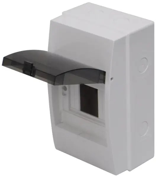 EUROPA IP65 ABS 4 Module Distribution Box, 210x125x83mm, Grey