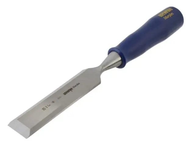 IRWIN Marples M444 Bevel Edge Chisel, Blue Handle, 25mm (1in)